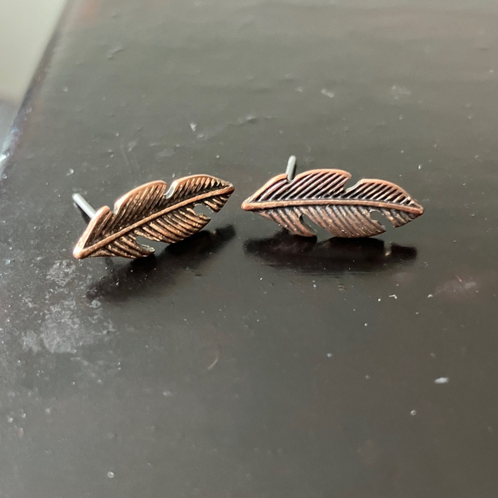 Leaf Shaped Earrings